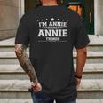 Im Annie Doing Annie Things Mens Back Print T-shirt Gifts for Men