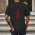 Ant In Red Retro Vintage Drawing Mens Back Print T-shirt Gifts for Men