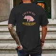 Antidepressant Mini Pig Lovers Gift Tee Mens Back Print T-shirt Gifts for Men