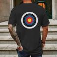 Archery Bullseye Target Sports Mens Back Print T-shirt Gifts for Men