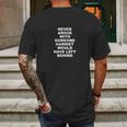 Never Argue With Someone Harriet Would Have Left Behind Mens Back Print T-shirt Gifts for Men