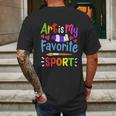 Art Artist Painter Mens Back Print T-shirt Gifts for Men