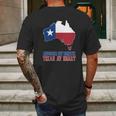 Aussie By Birth Texan At Heart Mens Back Print T-shirt Gifts for Men