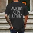 Austin City Limits White Mens Back Print T-shirt Gifts for Men