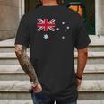 Australian Flag Vintage Style Retro Australia Flag Mens Back Print T-shirt Gifts for Men