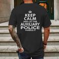 Auxiliary Police Mens Back Print T-shirt Gifts for Men