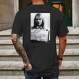 Axl Roses Mugshot 1992 Tshirt Mens Back Print T-shirt Gifts for Men