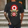 Baby Yoda Hug Target Circle ShirtShirt Mens Back Print T-shirt Gifts for Men