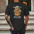 Baby Yoda Size Matters Not Shirt Mens Back Print T-shirt Gifts for Men