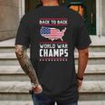 Back To Back Undefeated World War Champs Graphic Design Printed Casual Daily Basic Mens Back Print T-shirt Gifts for Men