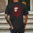 Bape Camo Red Mens Back Print T-shirt Gifts for Men