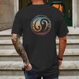 Bass Guitar Clef Yin Yang Vintage For Bassist Bass Player Mens Back Print T-shirt Gifts for Men