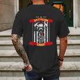 Battalion Chief American Firefighter Fireman Hero Gift Mens Back Print T-shirt Gifts for Men