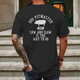 Bbq Pitmaster Low And Slow Is The Way To Go Collegiate Mens Back Print T-shirt Gifts for Men