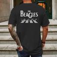 The Beagles Dogs Lover Mens Back Print T-shirt Gifts for Men