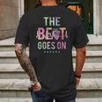 The Beat Goes On Mens Back Print T-shirt Gifts for Men