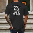 Becky Look At His Beard Shirt Mens Back Print T-shirt Gifts for Men