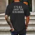 It Is All About The Benjamins 100 Dollar Mens Back Print T-shirt Gifts for Men