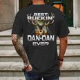 Best Buckin Dan Dan Ever Hunting Hunter Gift Mens Back Print T-shirt Gifts for Men