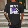 Best Dad Ever Kansas State Wildcats Father S Day Mens Back Print T-shirt Gifts for Men