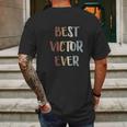 Best Victor Ever Retro Vintage Gift Mens Back Print T-shirt Gifts for Men