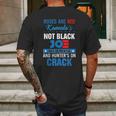 Biden Roses Are Red Kamala Not Black Joe Mens Back Print T-shirt Gifts for Men