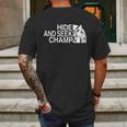 Big Foot Hide And Seek Champ Mens Back Print T-shirt Gifts for Men