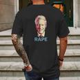 Bill Clinton Rape Roger Stone Mens Back Print T-shirt Gifts for Men