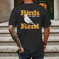 Birds Arent Real - Bird Lover Tank Top Mens Back Print T-shirt Gifts for Men