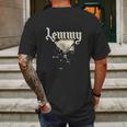 Black Lemmy Lived To Win Mens Back Print T-shirt Gifts for Men