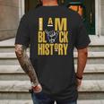 I Am Black History Alpha Phi Alpha Fraternity Mens Back Print T-shirt Gifts for Men