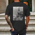 Blackfoot Native American Indians At Glacier National Park Mens Back Print T-shirt Gifts for Men