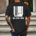 Blow Me Nintendo Nes T-Shirt Mens Back Print T-shirt Gifts for Men