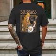 Bluegrass Alphonse Mucha Inspired Illustration Mens Back Print T-shirt Gifts for Men