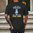 Bluey I Try To Be Good But I Take After My Dad Mens Back Print T-shirt Gifts for Men