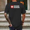 Boner Donor Funny Halloween Costume Mens Back Print T-shirt Gifts for Men