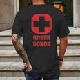 Boner Donor Red Graphic Mens Back Print T-shirt Gifts for Men