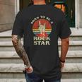 Born To Be Rock Star Hand Horns Vintage Retro Mens Back Print T-shirt Gifts for Men