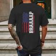 Braap American Flag Mens Back Print T-shirt Gifts for Men