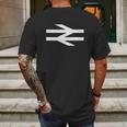 British Rail As Worn By Damon Albarn Mens Back Print T-shirt Gifts for Men