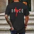 Bruce Jordan Mens Back Print T-shirt Gifts for Men