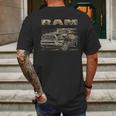 Buck Wear Ram 18 Camo Flag 5 Oz Range Mens Back Print T-shirt Gifts for Men