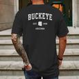 Buckeye Arizona Az Vintage Design Mens Back Print T-shirt Gifts for Men