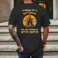 Buckle Up Buttercup You Just Flipped My Switch Mens Back Print T-shirt Gifts for Men