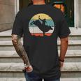 Bull Riding Rodeo Cowboy Western Country Retro Vintage Design Mens Back Print T-shirt Gifts for Men