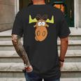 Bullwinkle The Moose Mens Back Print T-shirt Gifts for Men