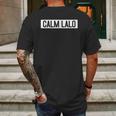 Calm Lalo Mens Back Print T-shirt Gifts for Men