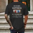 Camaro And Happiness Mens Back Print T-shirt Gifts for Men