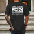 Camel Towing Pull It Out Mens Back Print T-shirt Gifts for Men