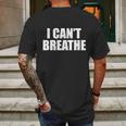 I Cant Breathe George Floyd Black Lives Matter Mens Back Print T-shirt Gifts for Men